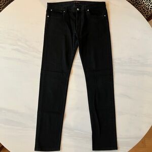 A.P.C. Black Petit New Standard Button Fly Jeans 36 x 33